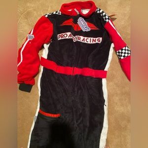 New with tags race car driver onesie